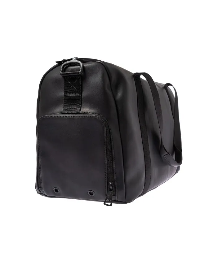 Armani Men's EA7 Black Briefcase with Shoulder Strap and Zipper - Style 276175 1A905 A-ET
