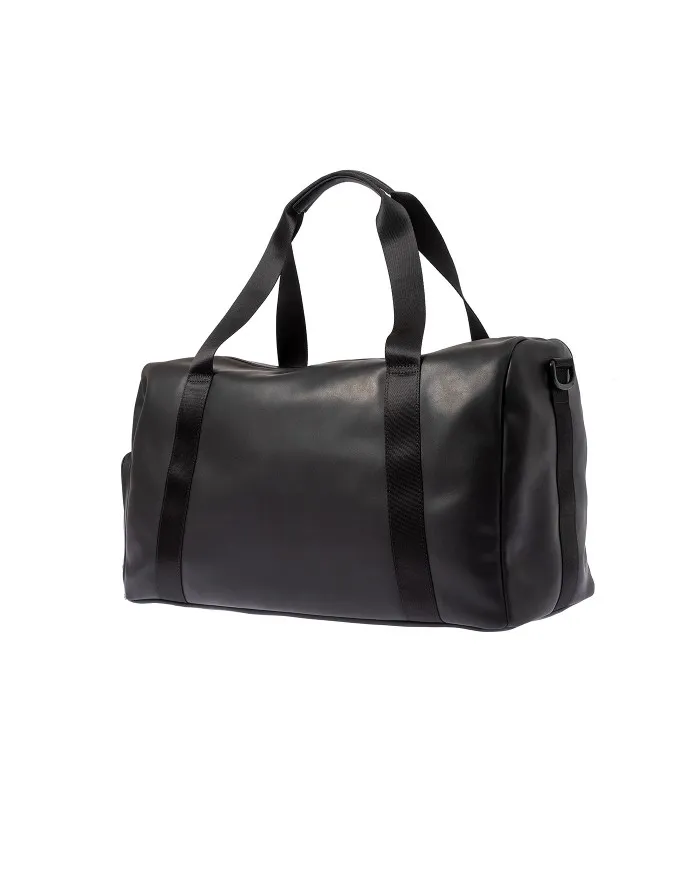 Armani Men's EA7 Black Briefcase with Shoulder Strap and Zipper - Style 276175 1A905 A-ET