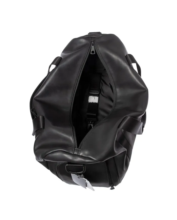 Armani Men's EA7 Black Briefcase with Shoulder Strap and Zipper - Style 276175 1A905 A-ET
