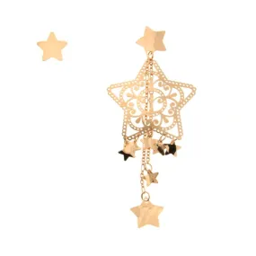 Argento stella barocco orecchini favole